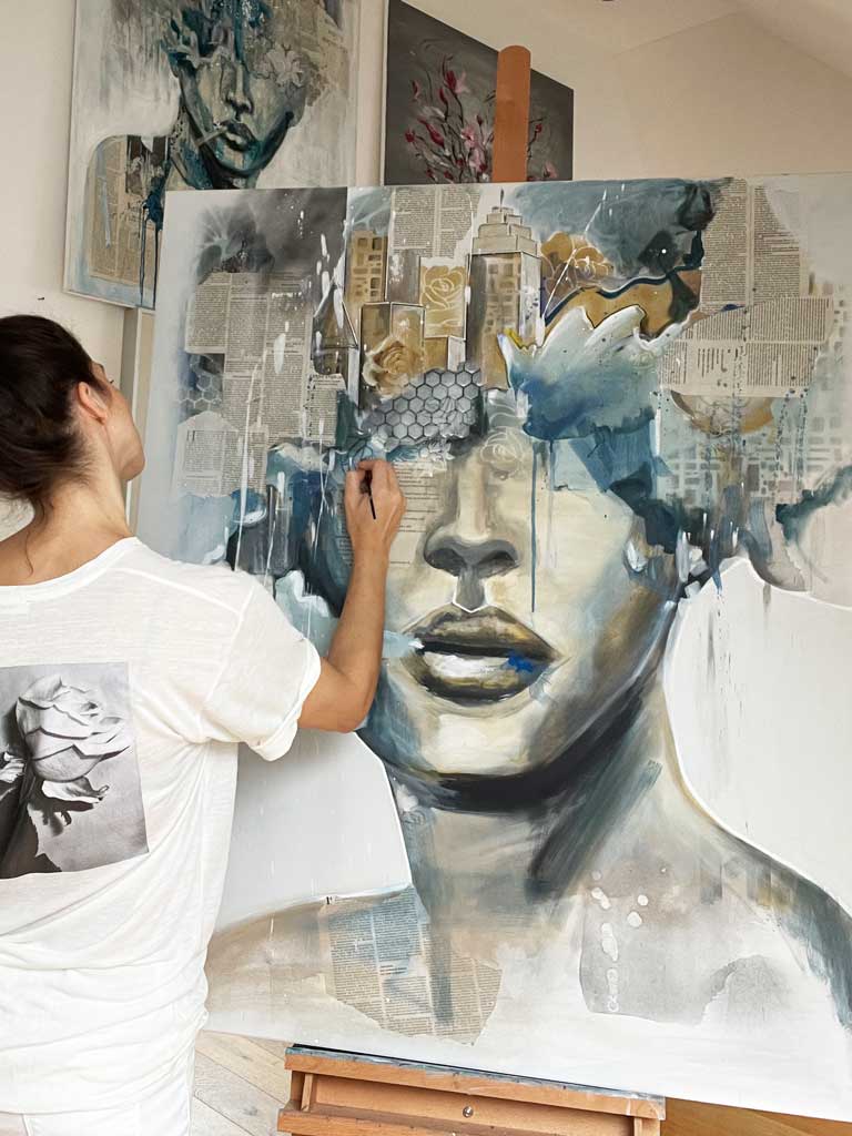 "Into the World" - Painting from Maike Billitis Hofmann